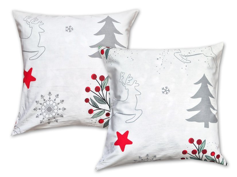 Vánoční dekorační polštářek 40x40 bavlna EXCLUSIVE Klaudie