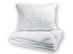 Letní dětský set do postýlky 90x135 + 45x60 Medvídek bílý