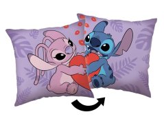 Dětský polštářek 40x40 Lilo a Stitch Kiss