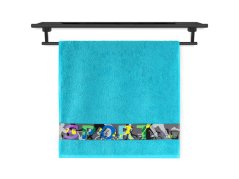 Froté ručník 50x100 NORA TISK 450g Sport style tyrkys
