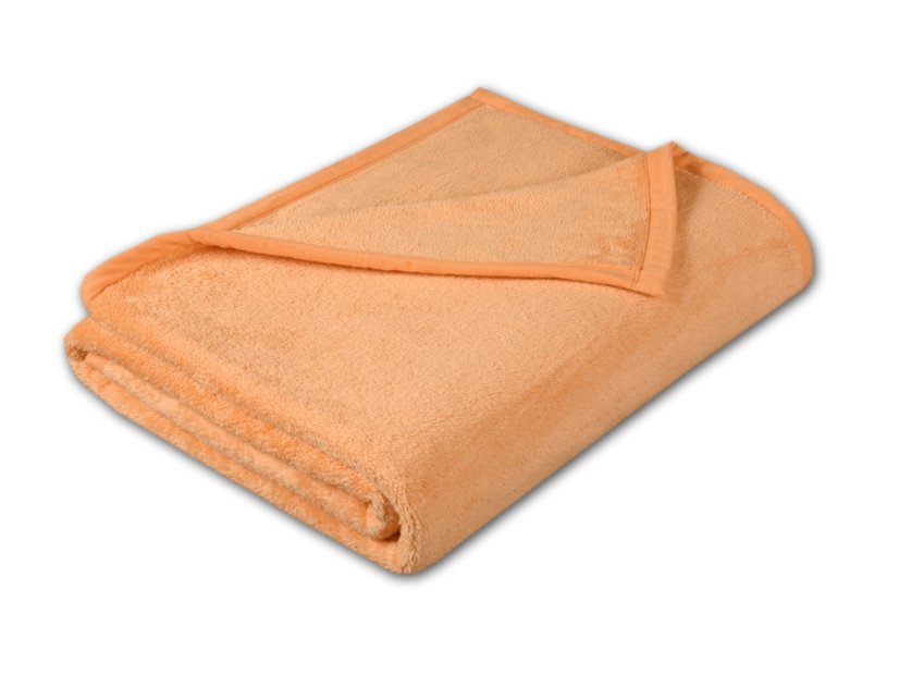 Luxusní deka mikroplyš 200x230 Lososová 400g