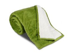 Prošívaná deka Ovečka 590g kiwi/bílá 150x200