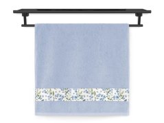 Froté osuška 70x140 NORA TISK 450g Pomněnka modrá