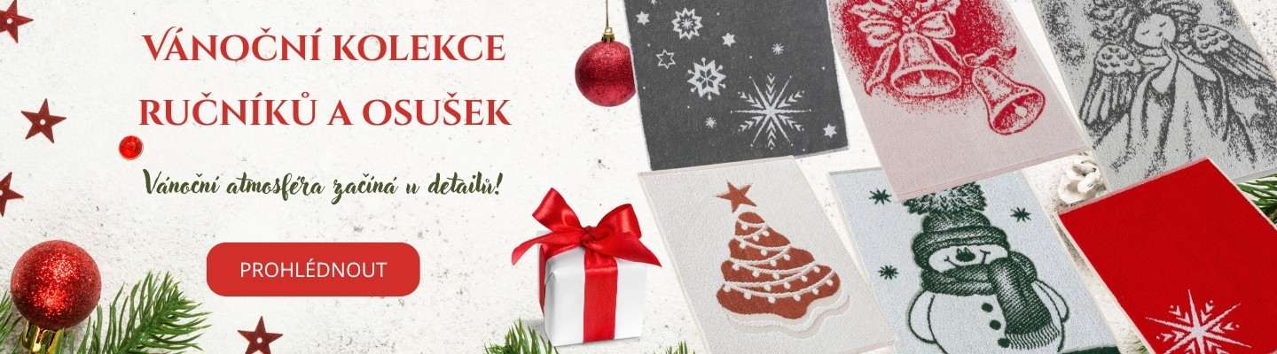 Vánoční ručníky a osušky