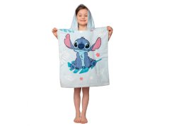 Dětské froté pončo/osuška Lilo a Stitch blue