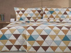 Krepové povlečení 200x200, 2x 70x90 EXCLUSIVE Virginia béžová