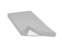Bavlněné prostěradlo s gumou 100x200 Světle šedé na vysokou matraci