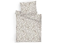 Francouzské bavlněné povlečení 240x200, 2x 70x90 KOMFORT Iluze opál