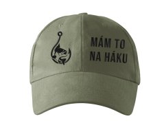 Rybářská čepice - kšiltovka Mám to na háku khaki