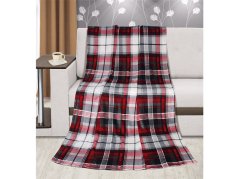 Kempingová deka 150x200 Kostka červená 220g