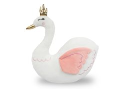 Dětský plyšák / polštářek Labuť bílá 43