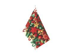 Vánoční utěrka vaflová 50x60 Vánoční ozdoby