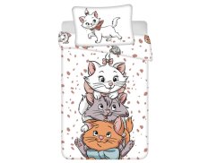 Dětské povlečení do postýlky 100x135, 40x60 Marie Cat friends