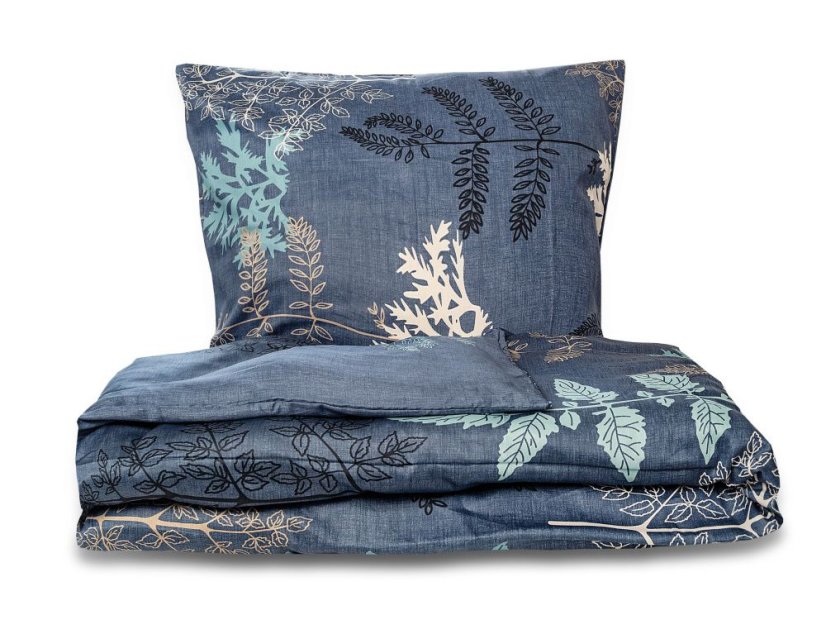 Povlečení satén 2x 70x90, 200x200 Noční les