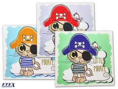 Dětské kapesníky látkové Pirát 6ks