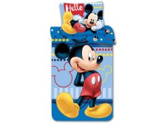Dětské bavlněné povlečení Mickey 004 Hello 70x90, 140x200