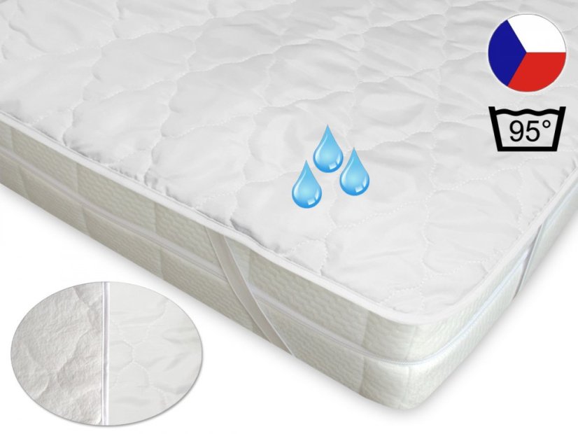 Matracový chránič COMFORT THERMO nepropustný, prodyšný 80x200