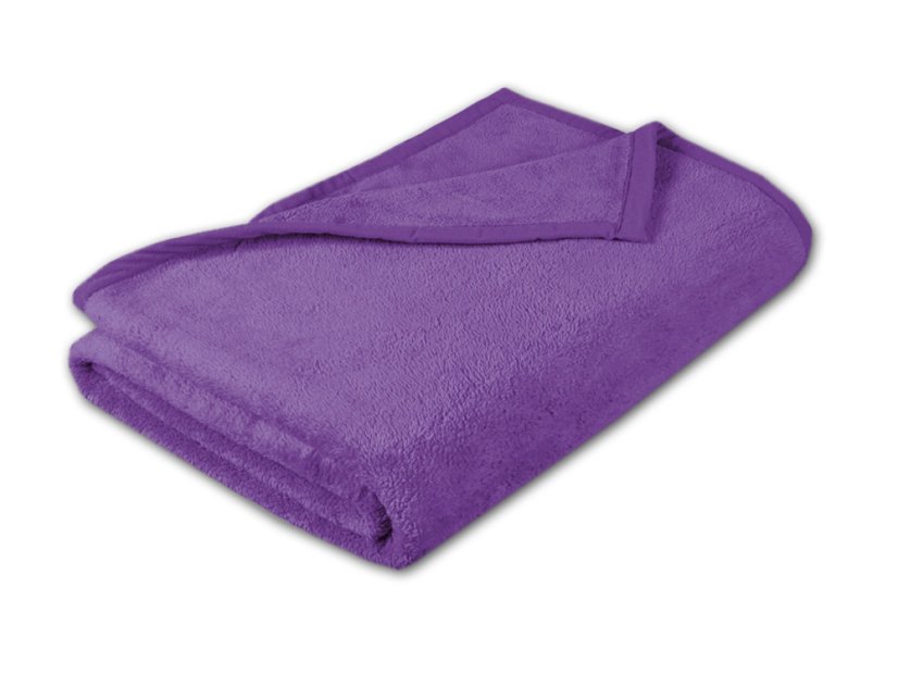 Luxusní deka mikroplyš 150x200 Fialová 400g