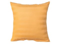 Povlak na polštář 50x70 Atlas grádl proužek 2,5 cm okr