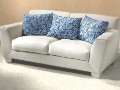 Bavlněný povlak na polštář 50x70 KOMFORT Iluze světle modrá