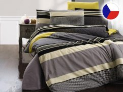 Krepový povlak na polštář 70x90 EXCLUSIVE Racing yellow
