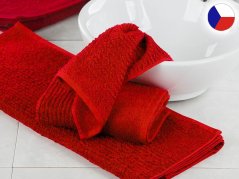 Luxusní osuška 70x140 JUVEL 580g Vlny 3D červené