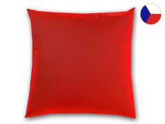 Jednobarevný povlak na polštář 40x40 satén Luxury Collection Červený