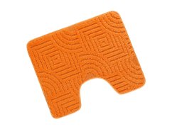 Předložka na WC Bludiště oranžové 60x50