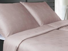 Damaškové povlečení EXCELLENT 70x90, 140x220 TENCEL Dotek perly starorůžová