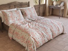 Bavlněné povlečení PROVENCE COLLECTION Rosálie zelená 2x 70x90, 240x220