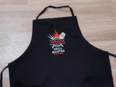 Zástěra pro muže 72x100 GRILL MASTER černá + jméno na přání