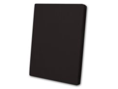 Bavlněné prostěradlo s gumou 180x200 Antracit na vysokou matraci