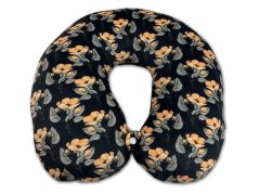 Cestovní polštář/podhlavník Květy oranžové