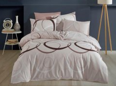 Bavlněné povlečení 200x200, 2x 70x90 EXCLUSIVE Toronto beige