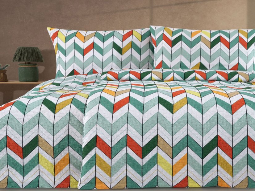 Krepové povlečení 200x200, 2x 70x90 EXCLUSIVE Alexis color