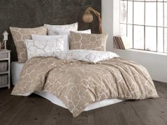 Povlečení bavlna EXCLUSIVE 2x 70x90, 200x200 Misty beige DUO