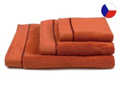 Froté ručník z mikrobavlny STAR 450g cihlový 50x100
