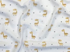 Dětské látkové pleny s potiskem 70x70 Žirafa (5ks)