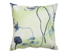 Bavlněný povlak na polštář 45x60 KOMFORT Bloom elegance sv. zelená