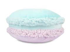 Dětský polštářek 30 cm Makronka mentol-fialová