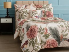 Povlak na polštář satén 50x50 Kolibřík