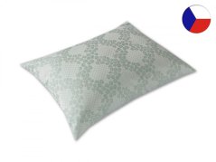 Damaškový povlak na polštář 40x60 GALA Šepot kvítí světle zelený