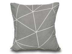 Bavlněný povlak na polštář EXCLUSIVE 40x40 Grid šedé