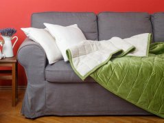 Prošívaná deka Ovečka 590g kiwi/bílá 150x200