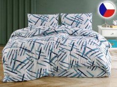 Flanelové povlečení 200x200, 2x 70x90 Orlex blue