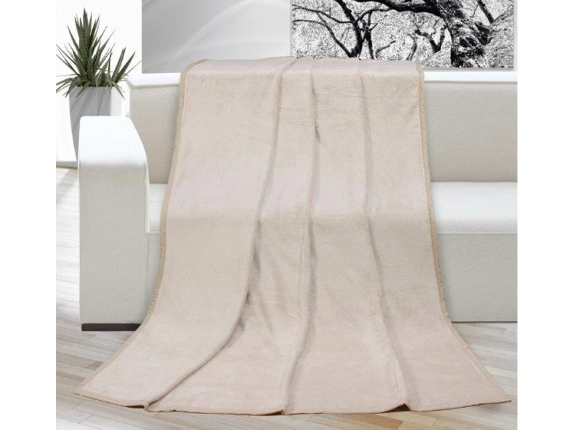 Luxusní deka mikroplyš 150x200 Béžová 400g