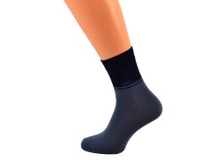 Bavlněné ponožky 41/42 STRETCH Jeans modrošedé