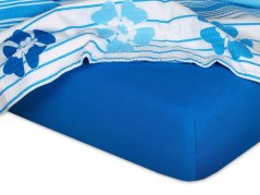 Jersey prostěradlo 80x220 EXCLUSIVE modř královská 