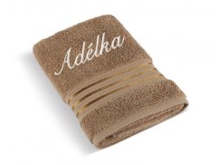 Dárková sada SE JMÉNEM Linie tmavě béžová