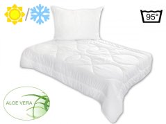 Set polštář a přikrývka Aloe Vera celoroční 140x200+70x90